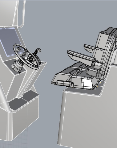 Easy out-of-the-way storage for your trolling motor